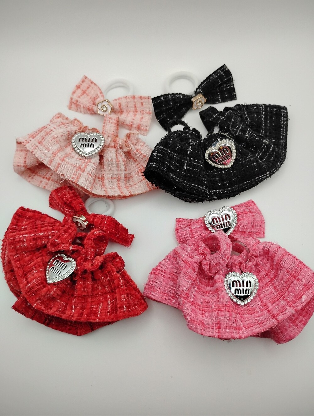 4-Labubu Miu Miu Vibes Dresses With Bows Bundle - Picture 2 of 4